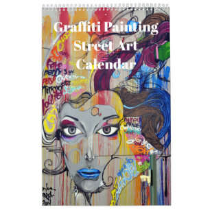 Colourful Graffiti Painting Street Art 2026 Calendar