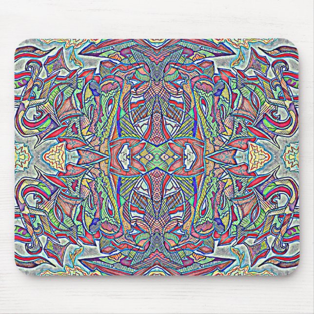 Colourful Graffiti Piece Mouse Mat (Front)