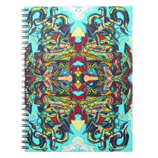 Colourful Graffiti Piece Notebook (Front)