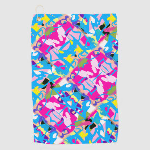 Colourful Graffiti Splash Golf Towel