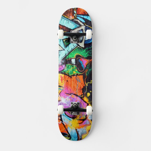 Colourful Graffiti | Street Art Skateboard (Front)