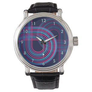 Colourful Grand-Prix Race Track Watch