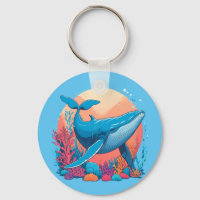 Colourful Graphic Design Of A Whale