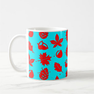 Colourful Graphic Nature Pattern Coffee Mug