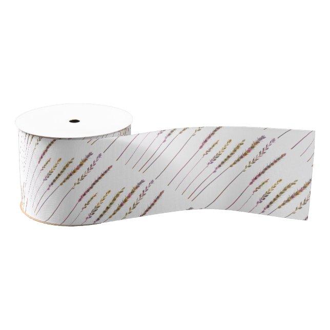 Colourful Grasses Grosgrain Ribbon (Spool)