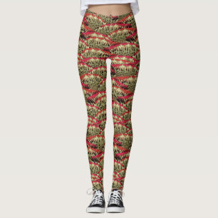 Colourful Grayling Dorsal Fin Fly Fishing Lover Leggings