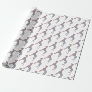 colourful Great Dane Pattern Wrapping Paper