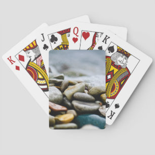 Colourful Great Lakes Beach Stones Playing Cards