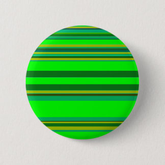 Colourful Green Stripe Customised Designer Pattern 6 Cm Round Badge