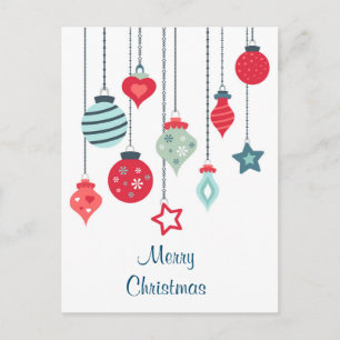 Colourful greetings cards for Merry Christmas with