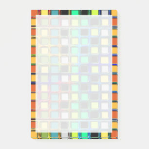 Colourful Grid-Tiled by Shirley Taylor Post-it Notes