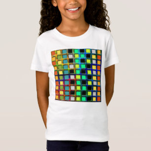 Colourful Grid-Tiled by Shirley Taylor T-Shirt