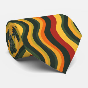 Colourful Groovy Retro Neck Tie