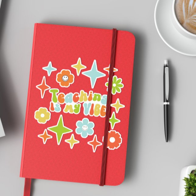 Colourful Groovy Teaching is my Vibe, Teacher (Creator Uploaded)