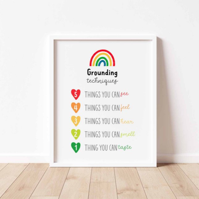 Colourful Grounding technique poster (Creator Uploaded)
