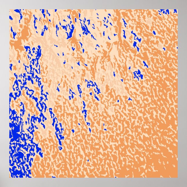 Colourful Grunge Background. Abstract Multicolor v Poster (Front)