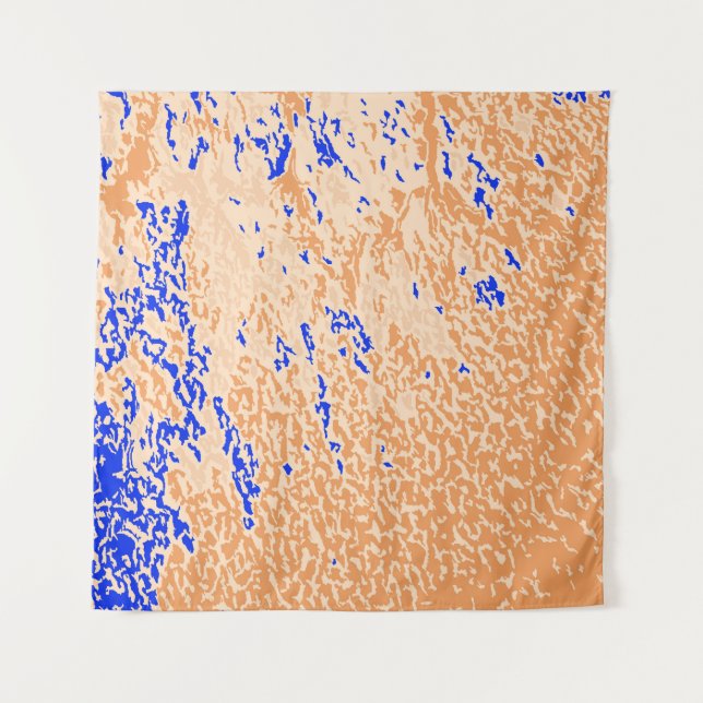 Colourful Grunge Background. Abstract Multicolor v Tapestry (Front)
