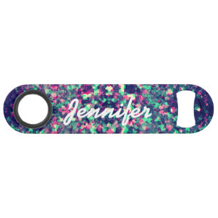 Colourful Grunge Kaleidoscope Pattern Monogram