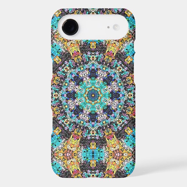 Colourful Grunge Mandala Case-Mate iPhone Case (Back)
