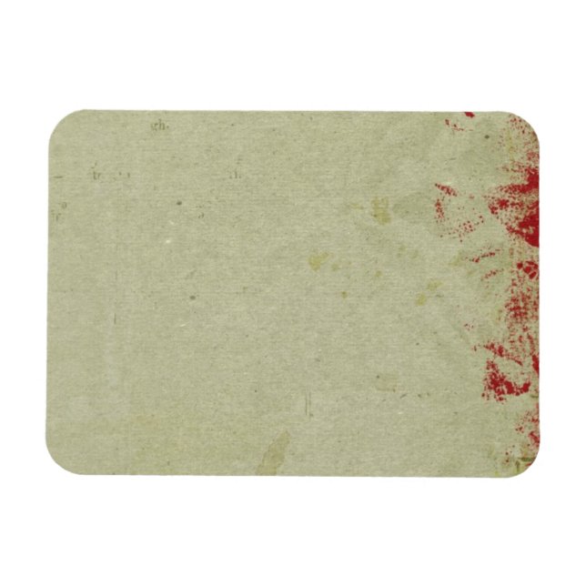 Colourful Grungy Vintage Wallpaper Magnet (Horizontal)