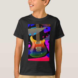 Colourful Guitar - Rock On! T-Shirt