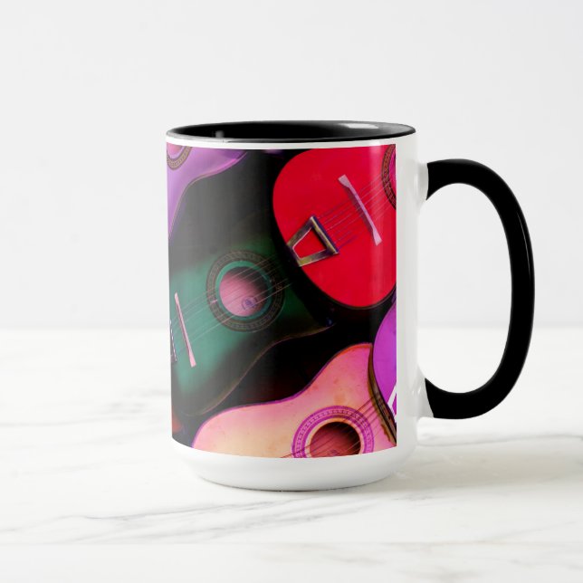 Colourful Guitars Mug (Right)