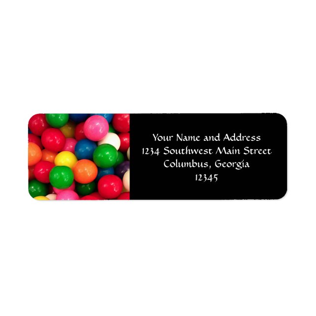 Colourful Gum Ball Candy (Front)