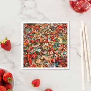 Colourful Gum Wall Napkin
