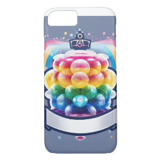 Colourful Gumball Machine Phone Case- Fun & Vibran iPhone 8/7 Case
