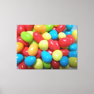 Colourful Gumballs Stretched Canvas Print
