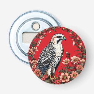 Colourful Gyrfalcon Bird Bottle Opener