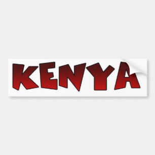 Colourful Hakuna Matata: A Kenyan Celebration Bumper Sticker