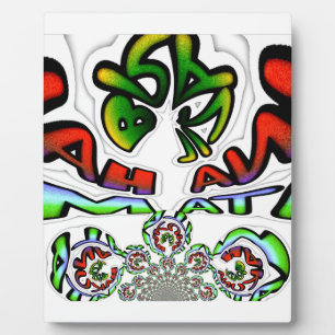 Colourful Hakuna Matata Graffiti Art Print Plaque