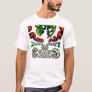 Colourful Hakuna Matata Graffiti Art Print T-Shirt