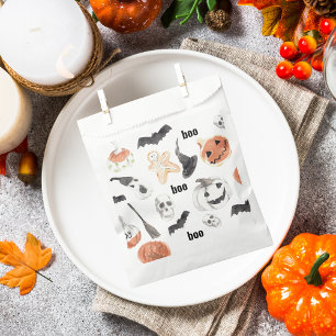 Colourful Halloween Scary Pattern  Favour Bags