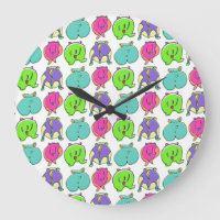 Colourful Hamster Butts Pattern