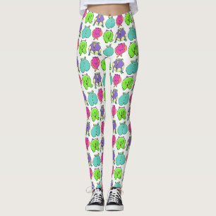 Colourful Hamster Butts Pattern Leggings