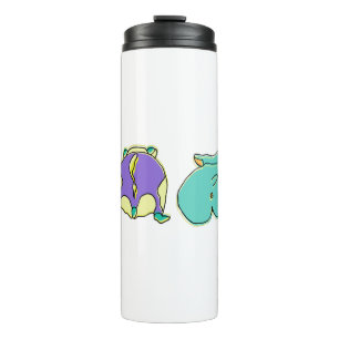 Colourful Hamster Butts Thermal Tumbler