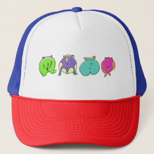 Colourful Hamster Butts Trucker Hat