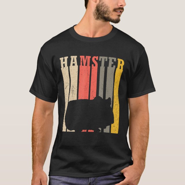 Colourful Hamster Design Hamsters T-Shirt (Front)