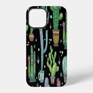 Colourful Hand-Drawn Dots: Abstract Vintage iPhone 12 Case