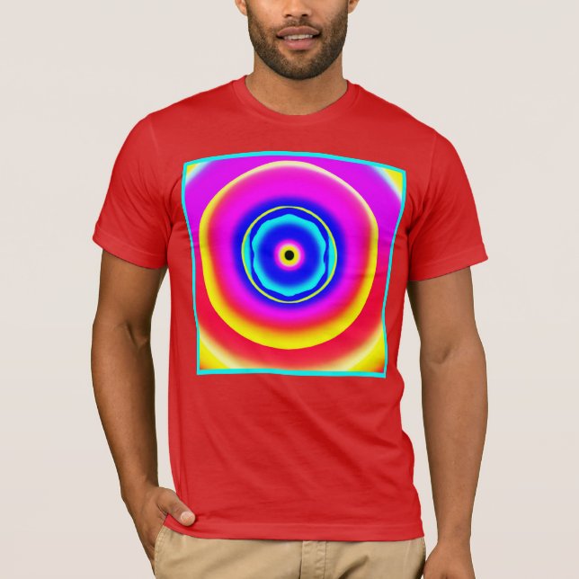 Colourful Hand Drawn Patterns Art Style T-Shirt (Front)