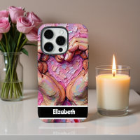 Colourful Hand Painted Heart Design Personalisatio