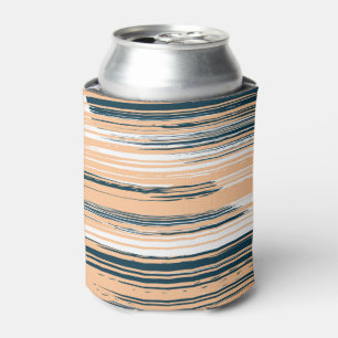 Colourful hand painted lines can cooler