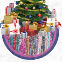 Colourful Handmade Brazilian Textiles Rug Christma