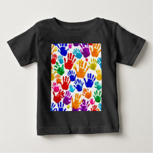 Colourful HandPrint Baby T-Shirt