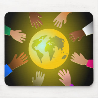 Colourful Hands Mouse Mat