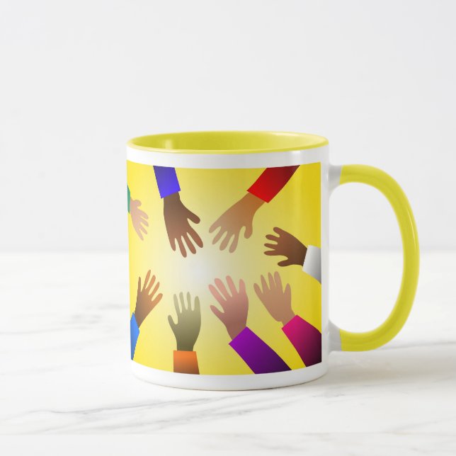 Colourful Hands Mug (Right)