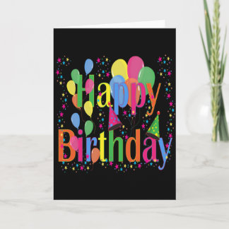 Colourful Happy Birthday Card