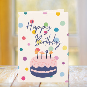 Colourful Happy Birthday Card